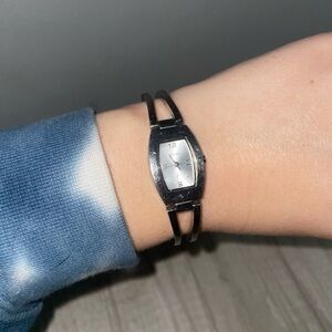 Used Silver Fossil Watch